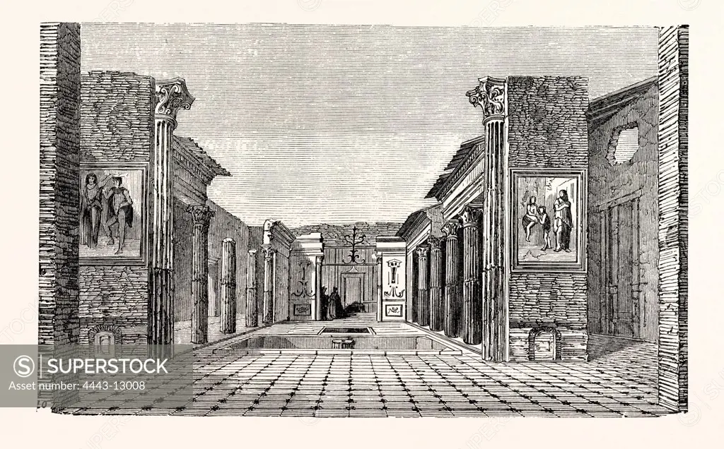 PERISTYLE OF THE HOUSE OF THE QUESTOR.