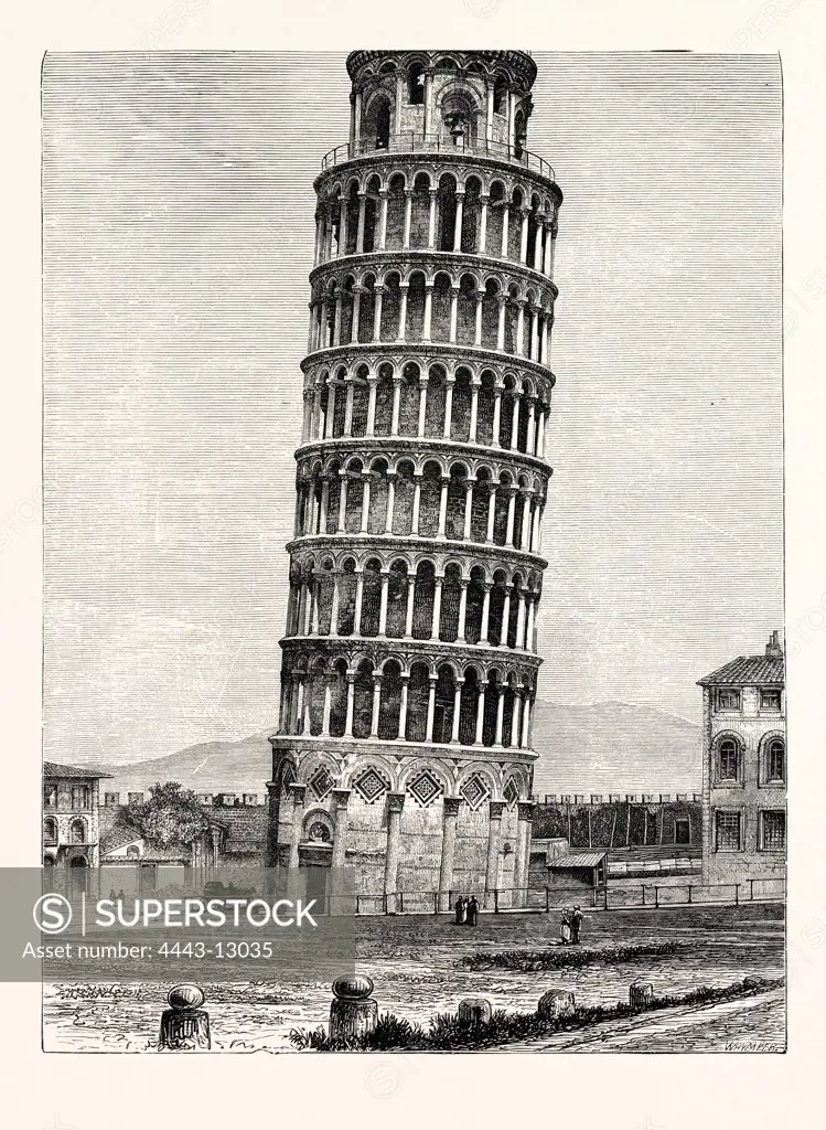 THE LEANING TOWER, PISA.
