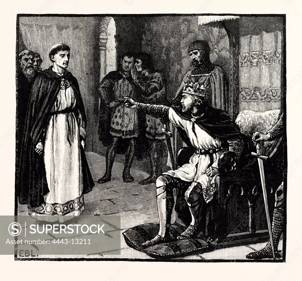 THE ABBOT OF ARBROATH BEFORE KING EDWARD