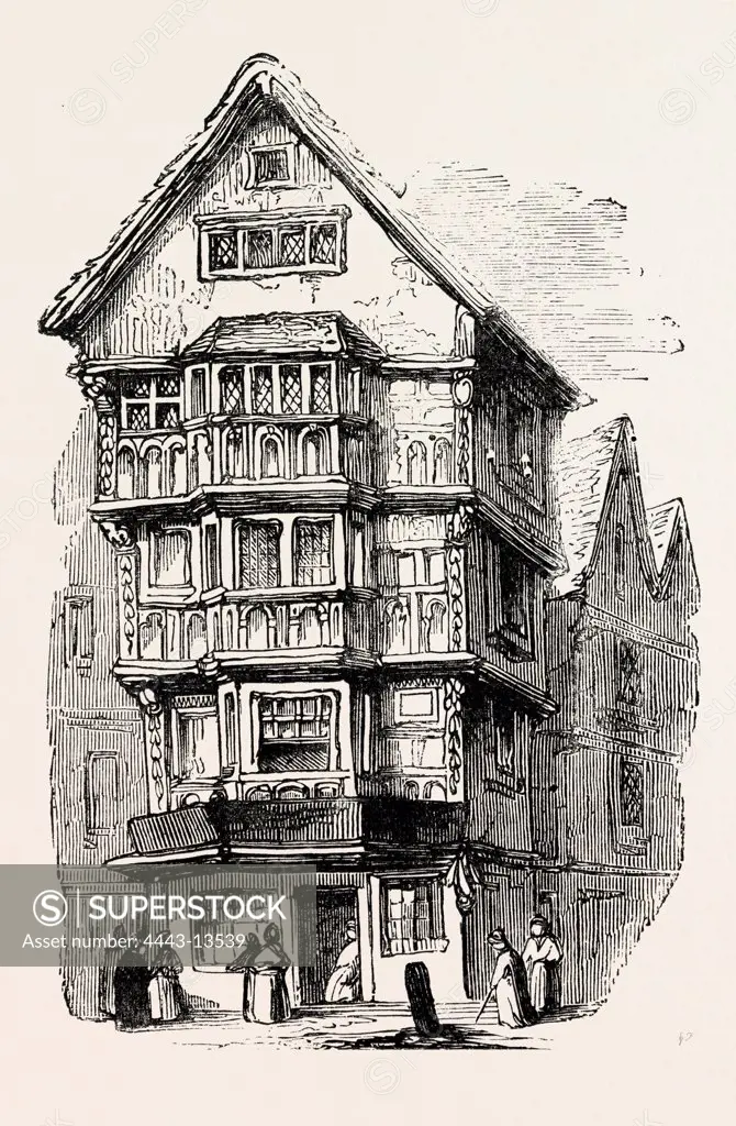 FIFTEENTH CENTURY HOUSE, FLEET STREET, LONDON