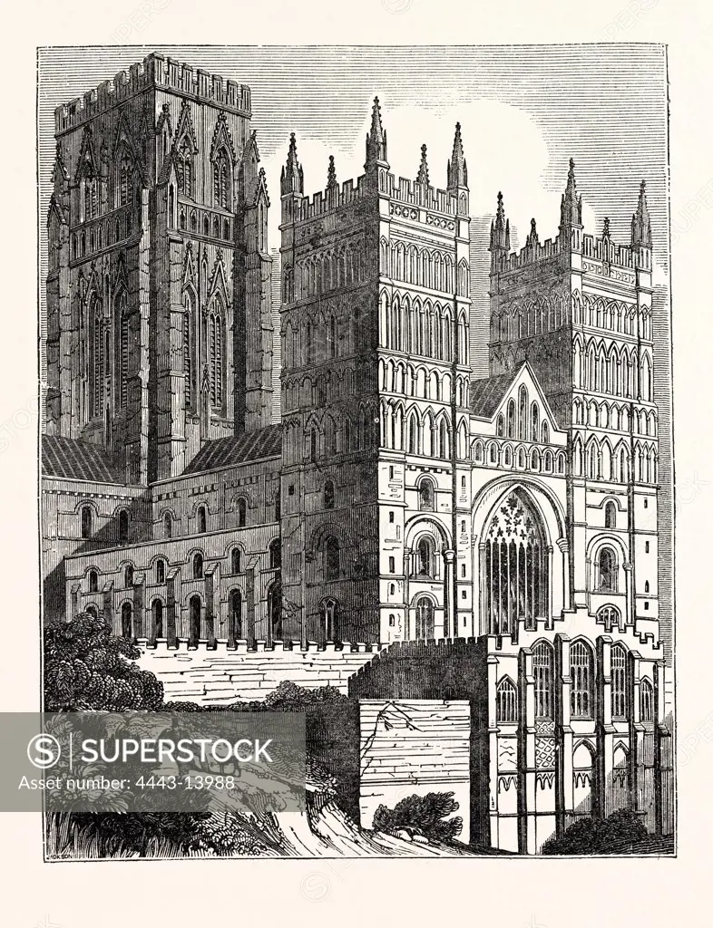 North-west View of Durham Cathedral