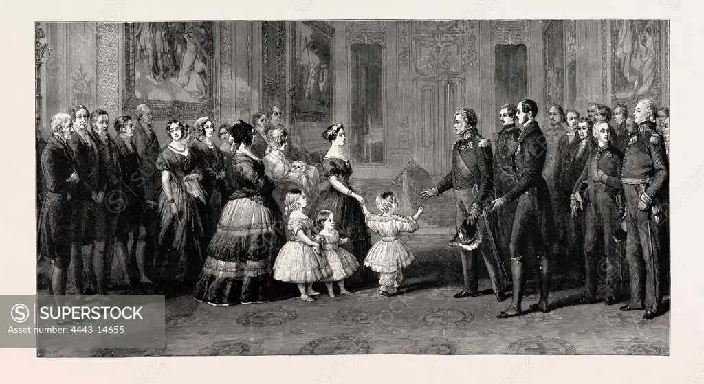 H.R.H. THE PRINCE OF WALES AT HER MAJESTY'S RECEPTION OF KING LOUIS PHILIPPE IN WINDSOR CASTLE, OCTOBER 8, 1844