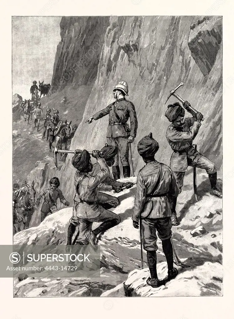 THE FIGHTING NEAR GILGIT ON THE NORTH-WESTERN FRONTIER OF INDIA