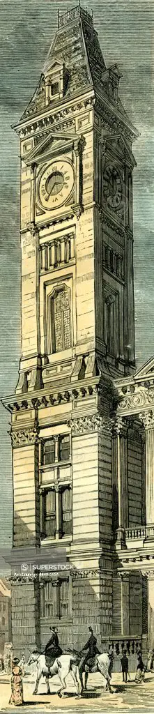 Birmingham, The New Museum, 1885, the principal entrance