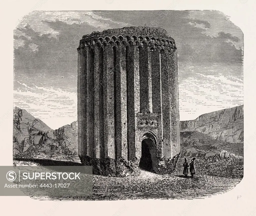 TOWER ON THE SITE OF THE ANCIENT RAGHES, PERSIA (BELIEVED TO BE THE TOMB OF A MOGUL KING)