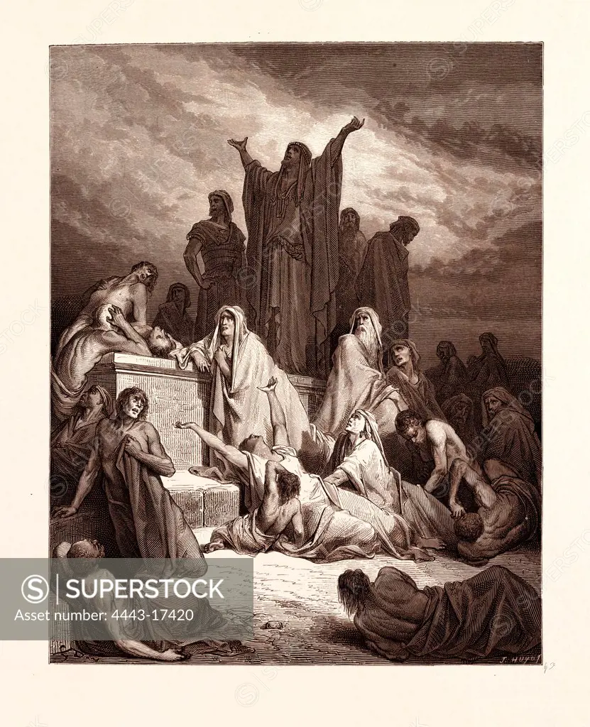 THE PLAGUE OF JERUSALEM, BY GUSTAVE DORE