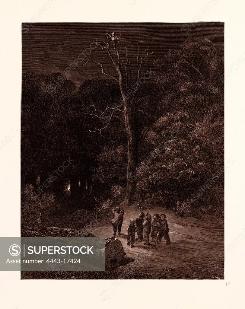 THE LIGHT IN THE WOOD, BY GUSTAVE DORE