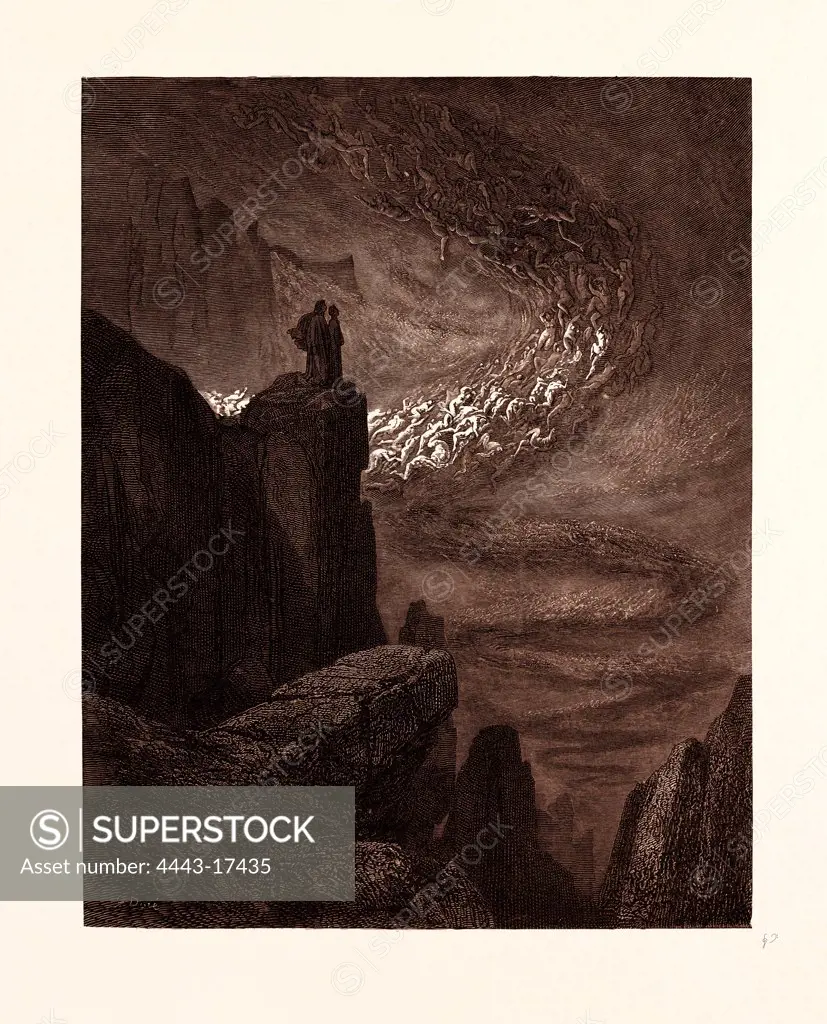 THE TEMPEST OF HELL, BY GUSTAVE DORE