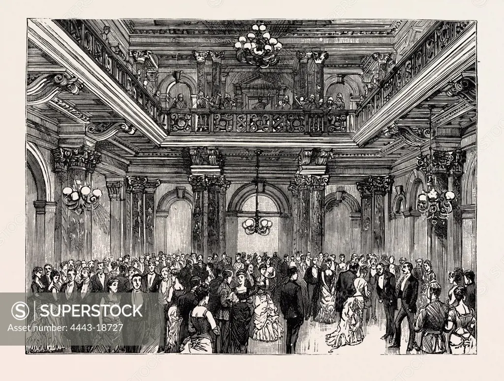 OPENING OF THE NEW HOUSES OF PARLIAMENT, CAPETOWN: RECEPTION IN THE VESTIBULE