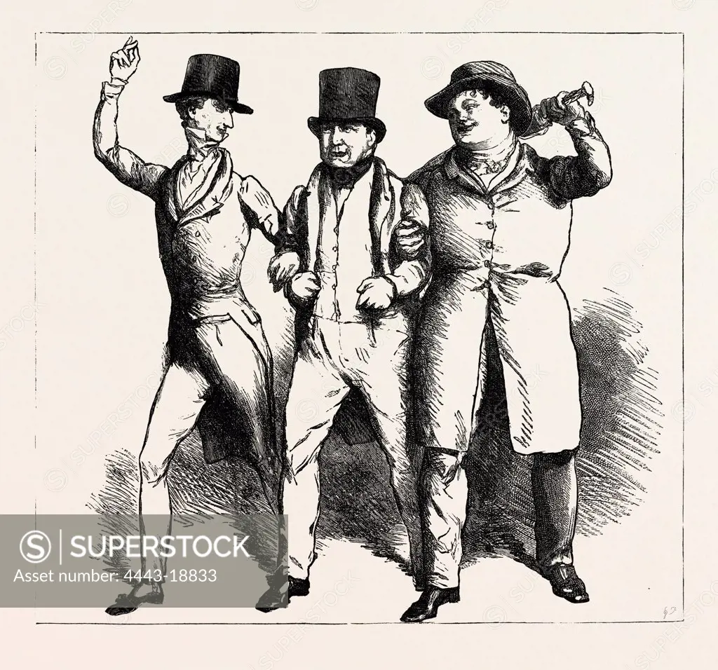 PARLIAMENTARY ELECTIONS AND ELECTIONEERING IN THE OLD DAYS: J. DOYLE: THREE GREAT PILLARS OF GOVERNMENT, OR A WALK FROM WHITE CONDUIT HOUSE TO ST. STEPHEN'S, JULY 23, 1831