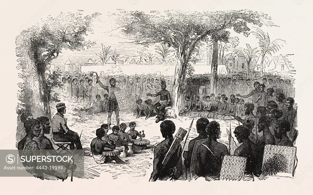 DR. LIVINGSTONE'S MISSIONARY TRAVELS AND RESEARCHERS IN SOUTH AFRICA: RECEPTION OF THE MISSION BY SHINTE 1857