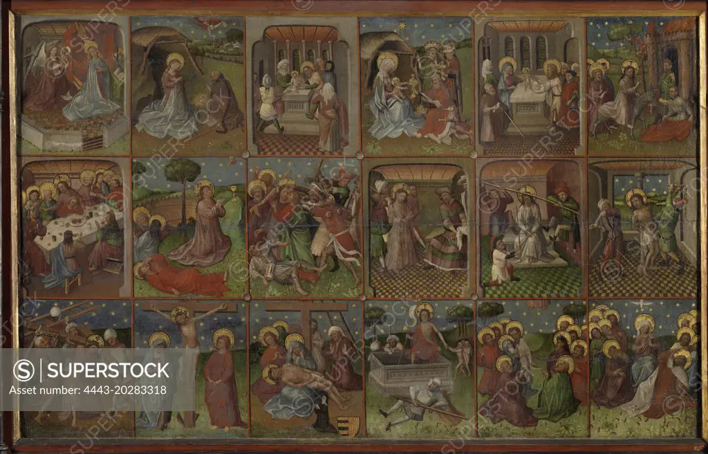 Scenes from the life of Christ, Anonymous, c. 1435