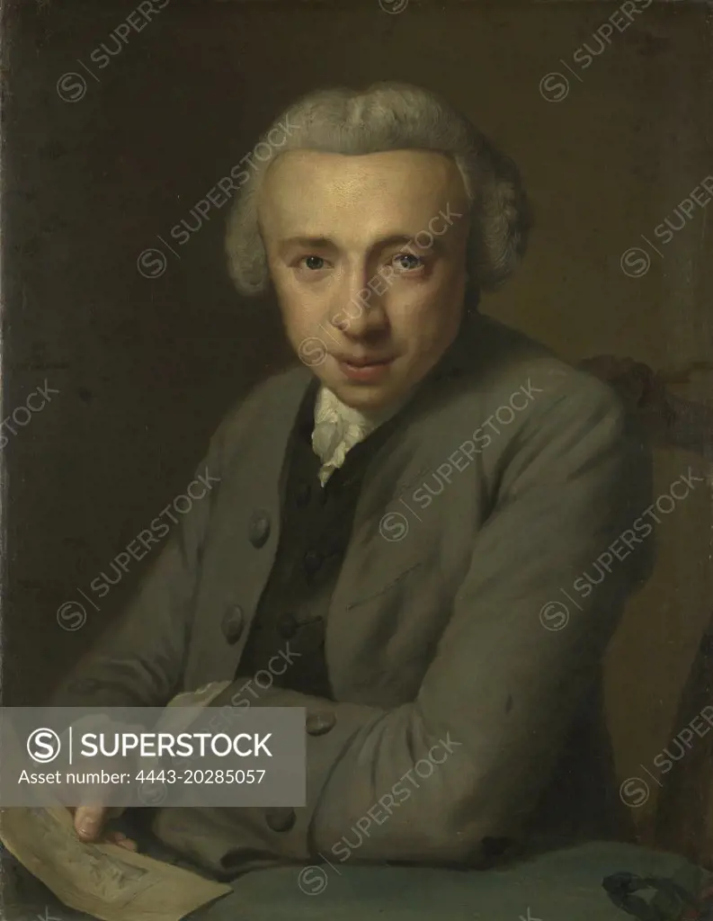 Portrait of Louis Métayer Phz., Goldsmith and Art Collector, George van der Mijn, 1759