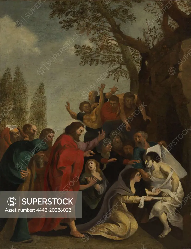 Raising of Lazarus, copy after Peter Paul Rubens, 1600 - 1800