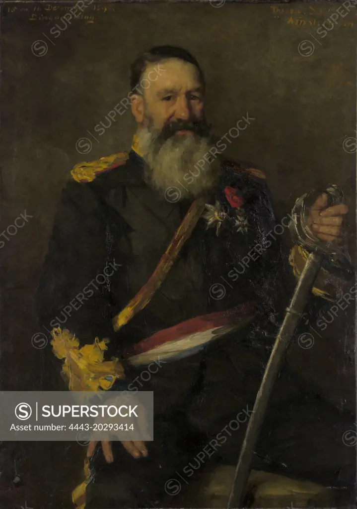 Piet J. Joubert, 1831-1900, Commandant-General of the South African Republic, Thérèse Schwartze, 1890