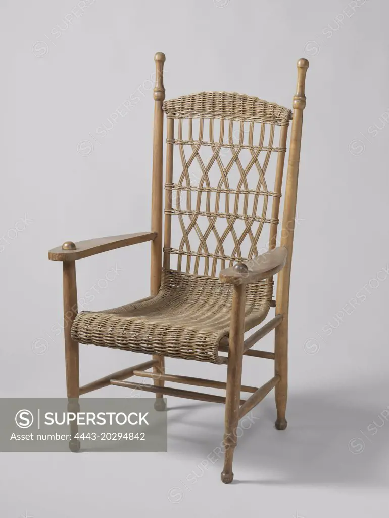 Armchair used by President Paul Kruger, State President of the South African Republic, Transvaal, Anonymous, in or before 1900