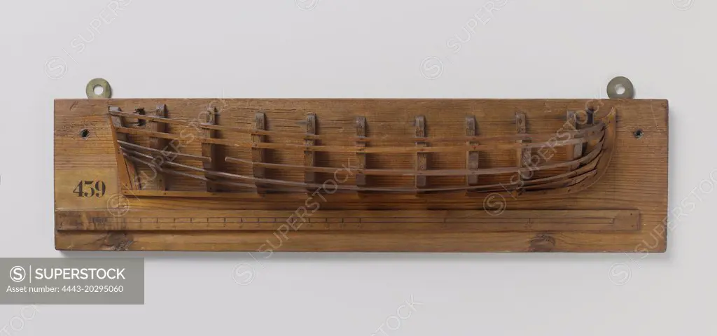 Half Model of a boat, Anonymous, c. 1780 - c. 1820