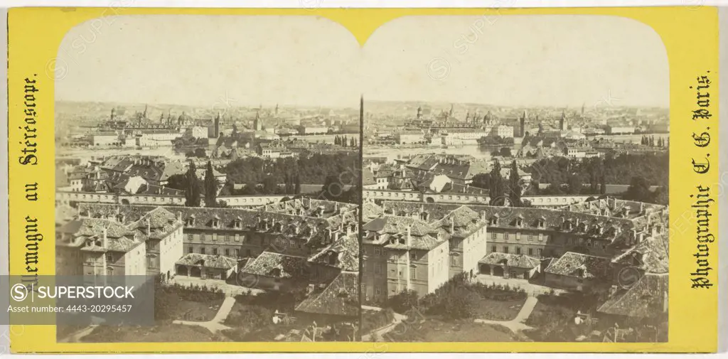 Panorama to the midi, Charles Gerard, 1860 - 1880