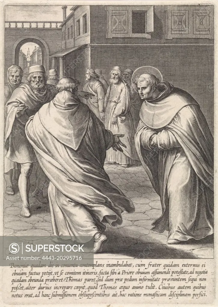Thomas Aquinas in Bologna Italy, Egbert van Panderen, Otto van Veen