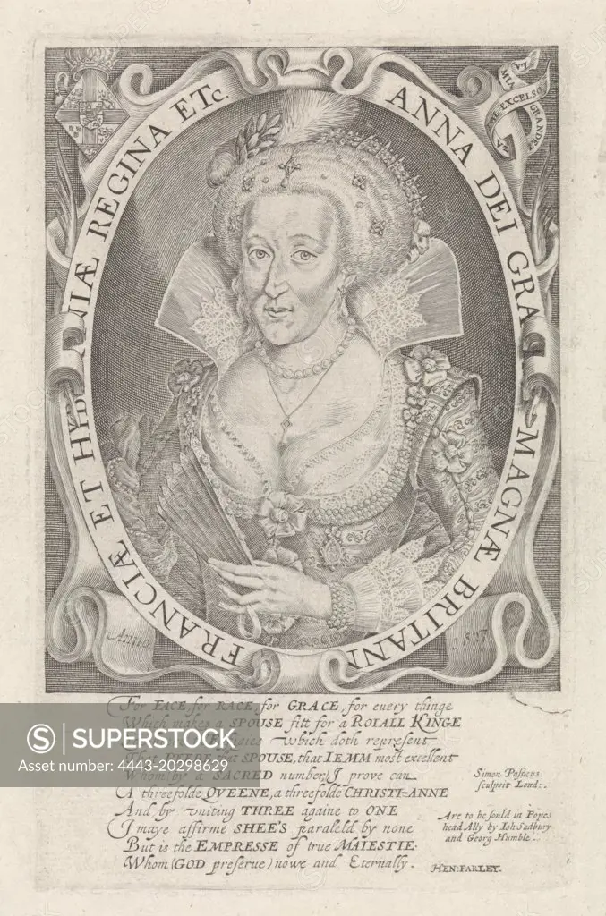 Bust Portrait of Anne of Denmark, Queen of England