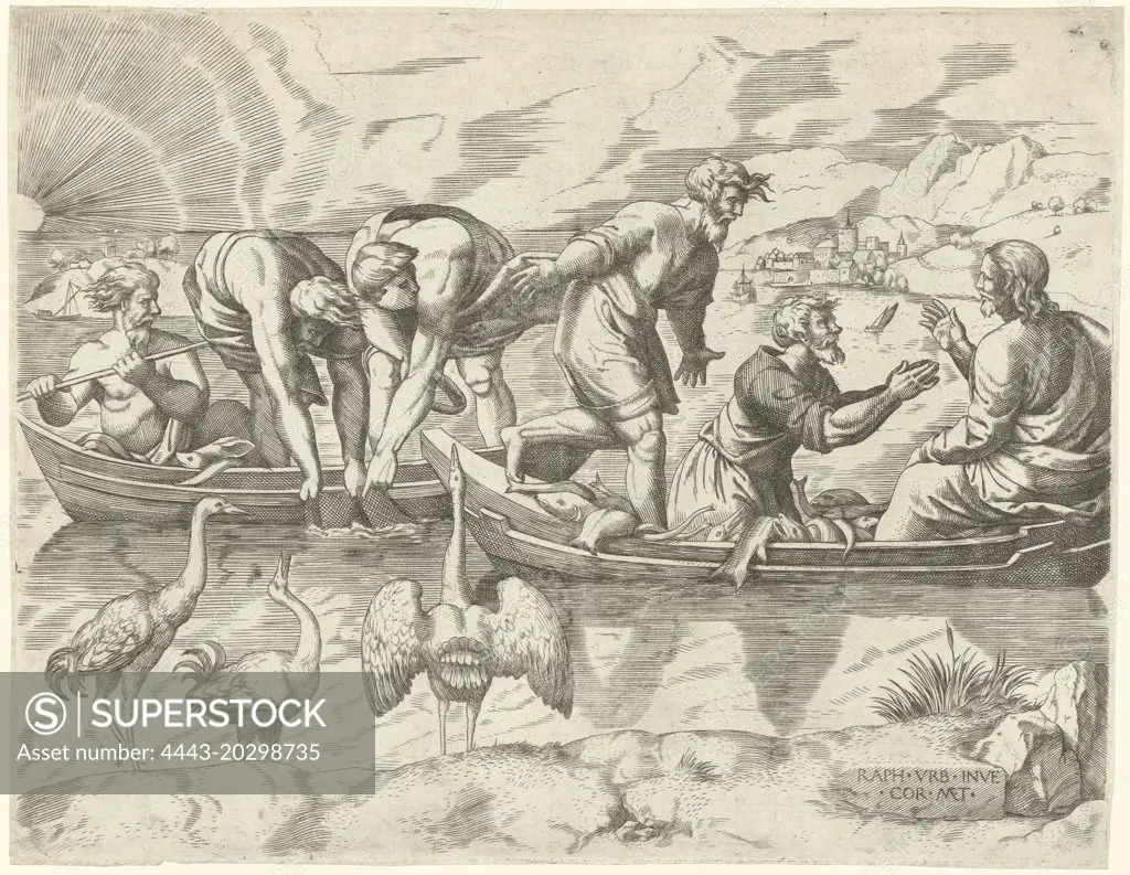 Miraculous fishing, Cornelis Massijs, 1537 - 1539