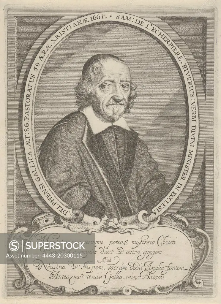 Portrait of Samuel de L'Echerpière, Cornelis de Man, 1661