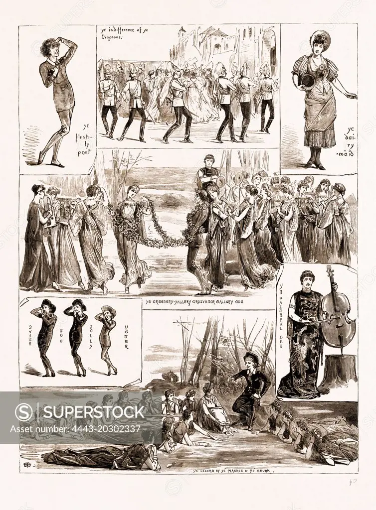 MESSRS. GILBERT AND SULLIVAN'S NEW COMIC OPERA "PATIENCE," AT THE OPERA COMIQUE, 1881