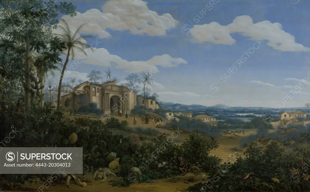 View of Olinda, Brazil, Frans Jansz Post, 1662