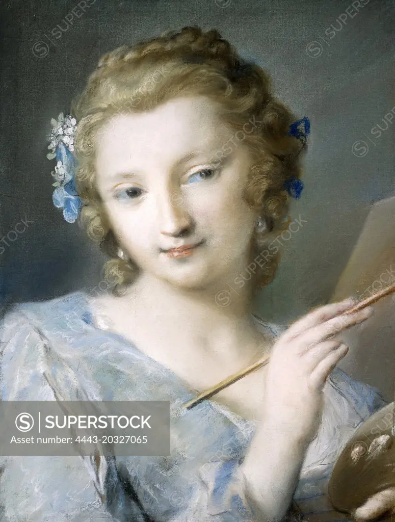 Rosalba Carriera, Painting, Italian, 1675 - 1757, 1720-1725, pastel