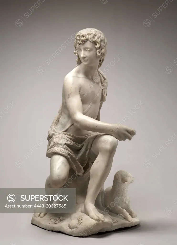 Giovanni Francesco Susini (Italian, 1585 - c. 1653), The Young Saint John the Baptist, c. 1610-1630, Carrara marble