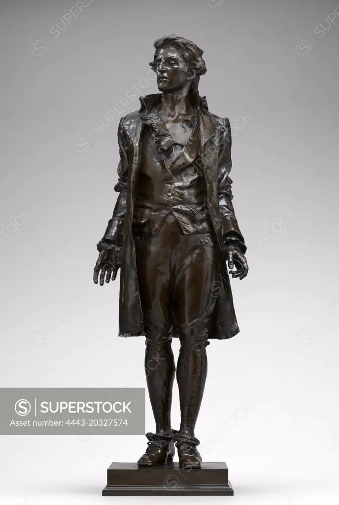 Frederick William MacMonnies, Nathan Hale, American, 1863 - 1937, model 1889-1890, cast 1890, bronze