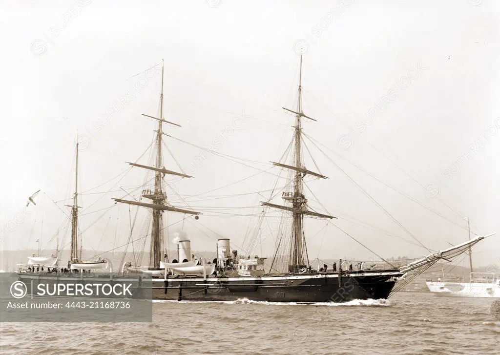 Rynda, Russian ship, Rynda (Corvette), Government vessels, Russian, 1890