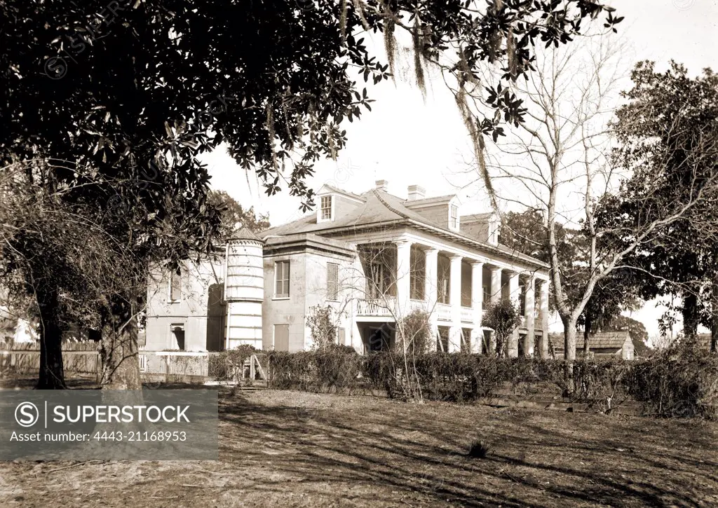 Bonzano house, Jackson's headquarters, Chalmette, Jackson, Andrew, 1767-1845, Dwellings, Military headquarters, United States, History, War of 1812, United States, Louisiana, Chalmette, 1890