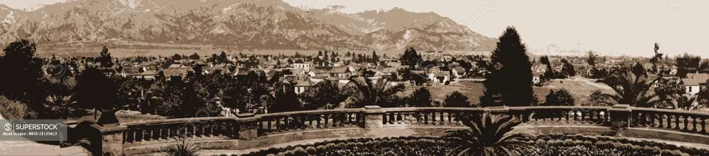 Pasadena, California, Jackson, William Henry, 1843-1942, United States, California, Pasadena, 1899