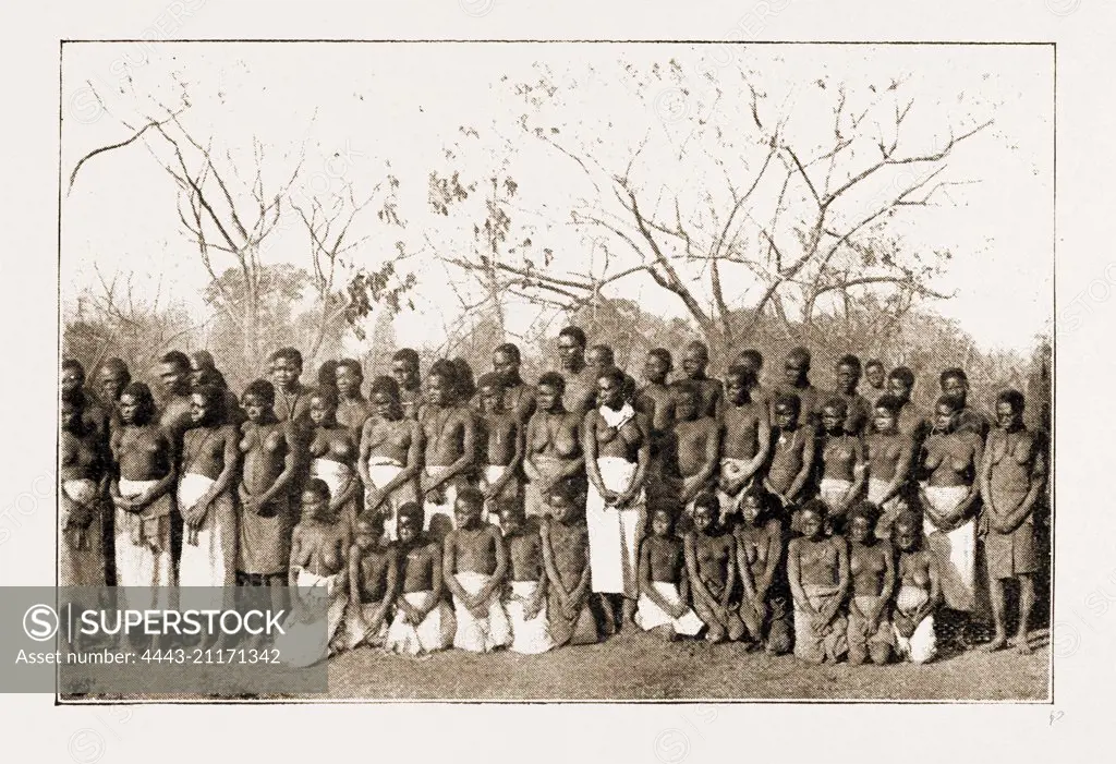 A GROUP OF ANGONI WOMEN, 1897