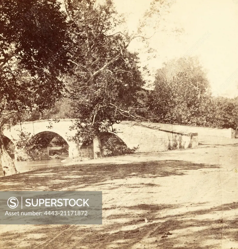 Burnside Bridge, Antietam, Sept., 1862, US, USA, America, Vintage photography