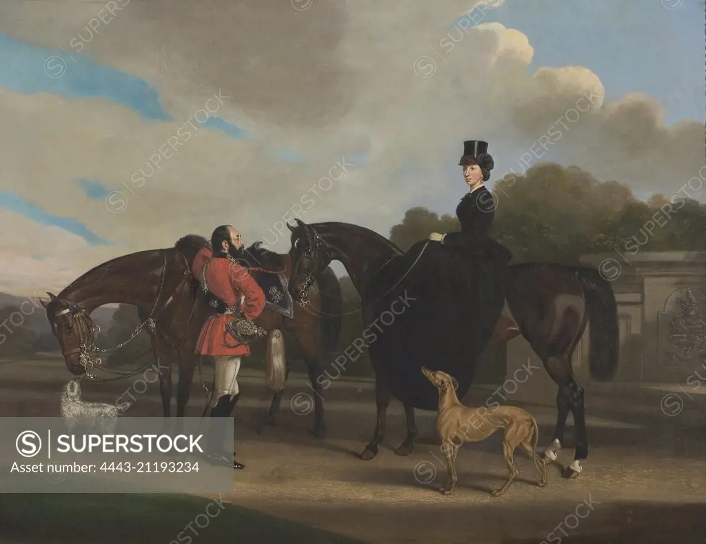 Lord and Lady Twemlow, William Barraud, 1810-1850, British