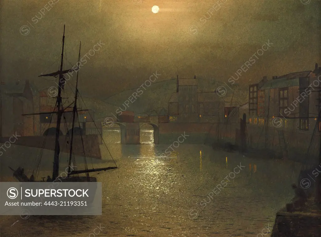 Harbor Scene, John Atkinson Grimshaw, 1836-1893, British