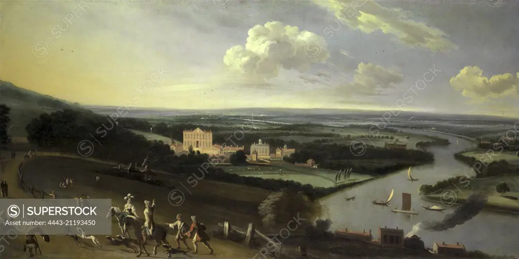 The Earl of Rochester's House, New Park, Richmond, Surrey, unknown artist, 18th century, British