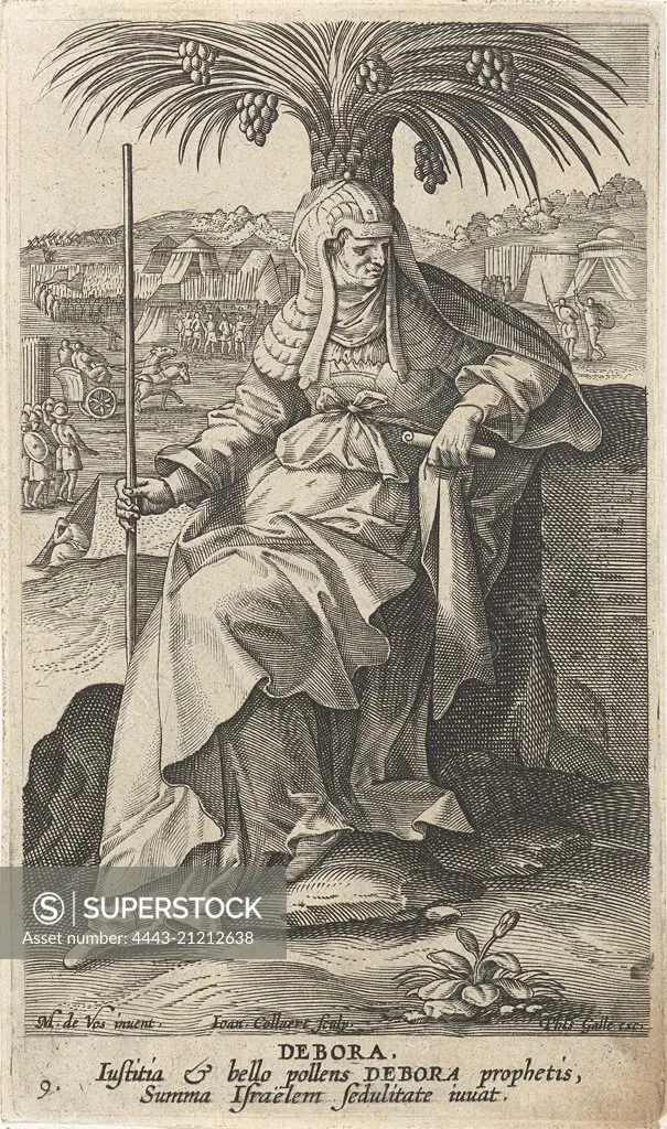 Debora, Albert Flamen, Jacques van Merlen, Lodewijk XIV (koning van Frankrijk), 1664