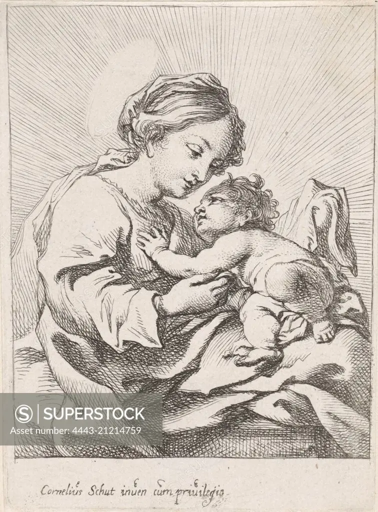 Madonna with Child, Cornelis Schut (I), unknown, 1618 - 1655