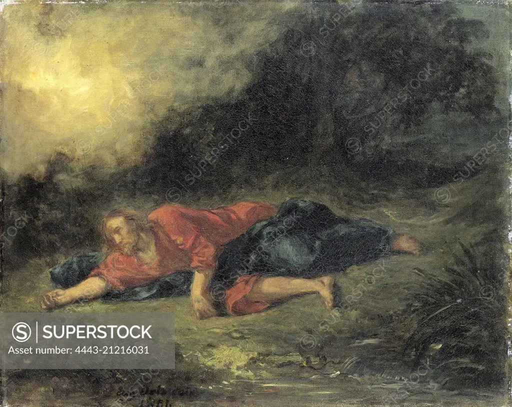 The Agony in the Garden, Eugène Delacroix, 1851