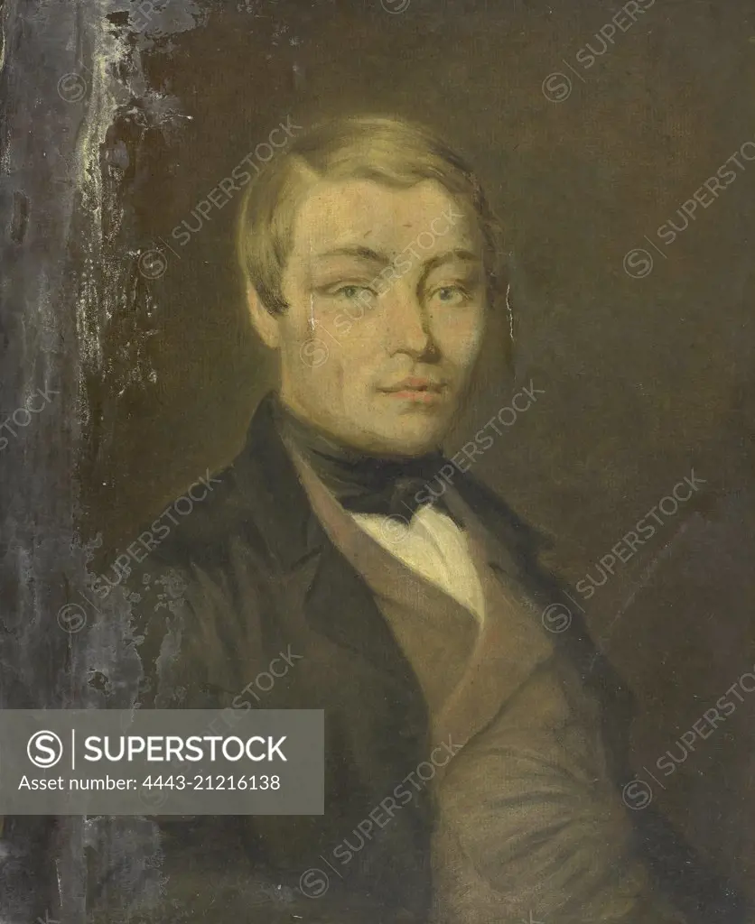 Portrait of Rudolf Johannes van den Brink, Oldest Son of Hendrik Arend van den Brink, Louis Moritz, 1830 - 1850