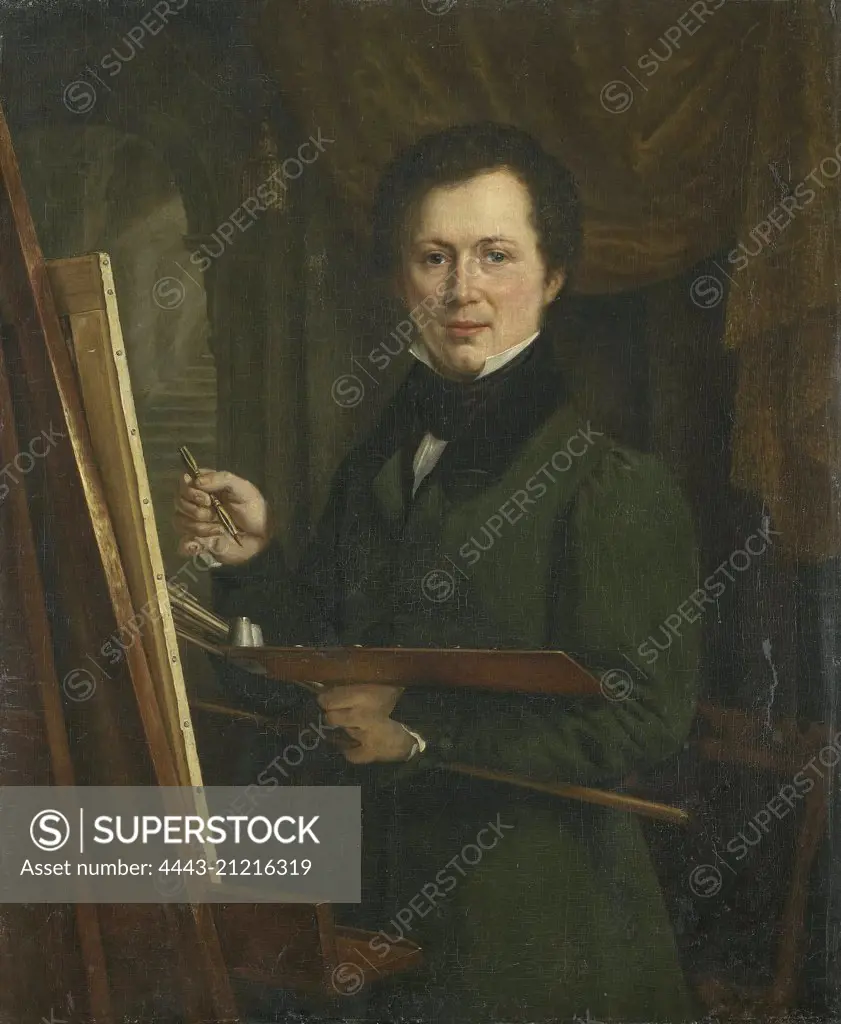 Portrait of a Painter, Anonymous, c. 1830