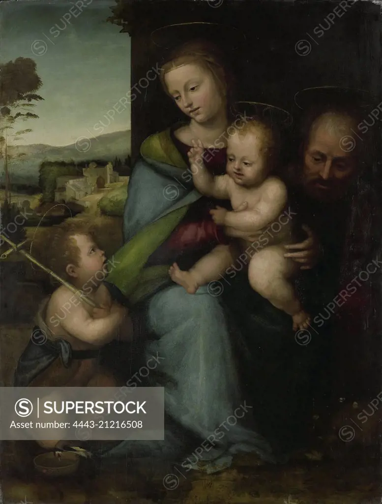 Holy Family with Young Saint John, circle of Bartolommeo (Fra), c. 1505 - c. 1515