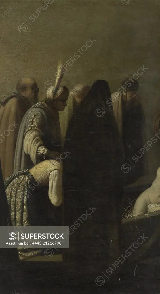 The raising of Lazarus, school of Rembrandt Harmensz. van Rijn, 1620 - 1650