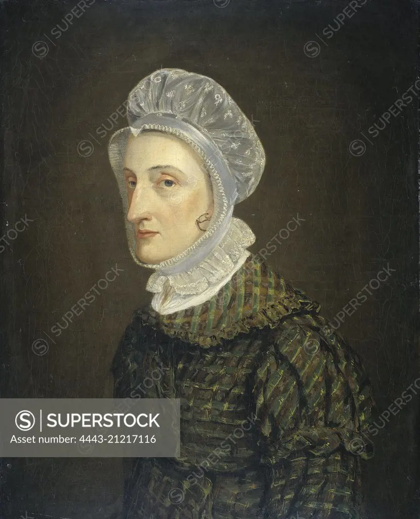 Portrait of Maria Petronella Mann, Wife of Heinrich Gottfried Theodor Crone, Jan Philip Simon, 1810 - 1838