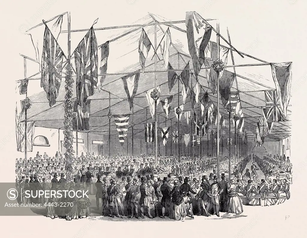 ENTERTAINMENT TO THE  COMMISSIONED OFFICERS AND PRIVATES OF THE COLDSTREAM GUARDS AT THE PORTMAN STREET BARRACKS