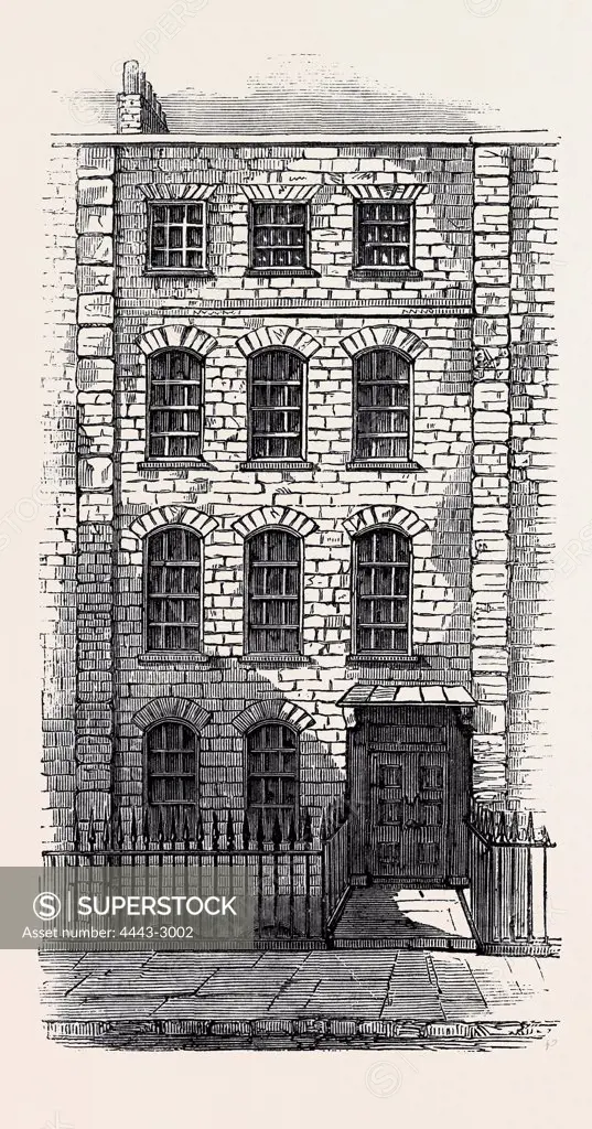 HOUSE IN WHICH HANDEL LIVED, 57, BROOKE STREET, LONDON