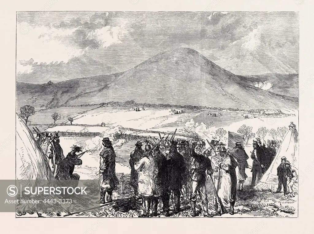 VOLUNTEER RIFLE-MATCH AT FOLKESTONE, UK, 1869
